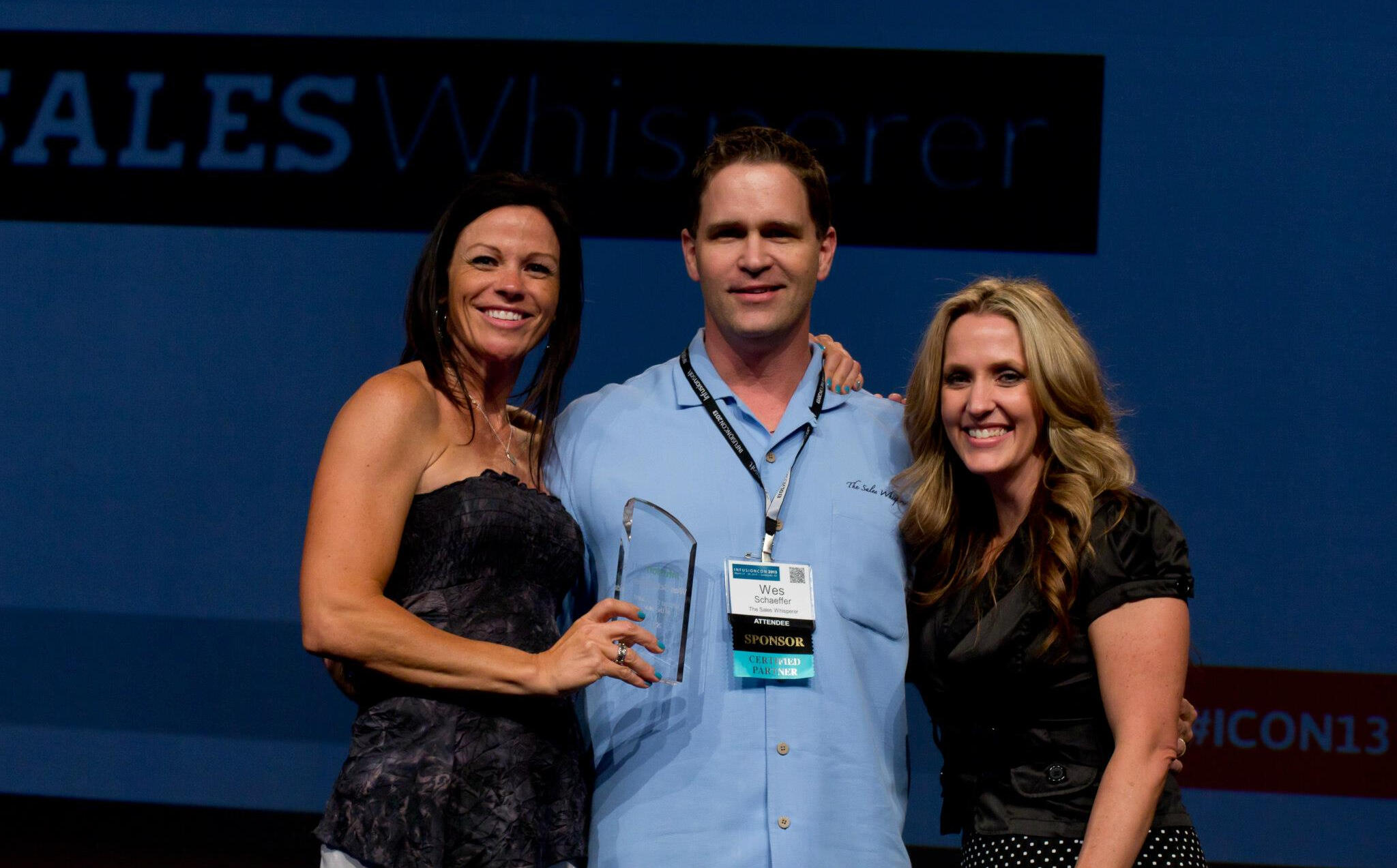 Wes Schaeffer, The Sales Whisperer®, Infusionsoft partner of the year, 2013.