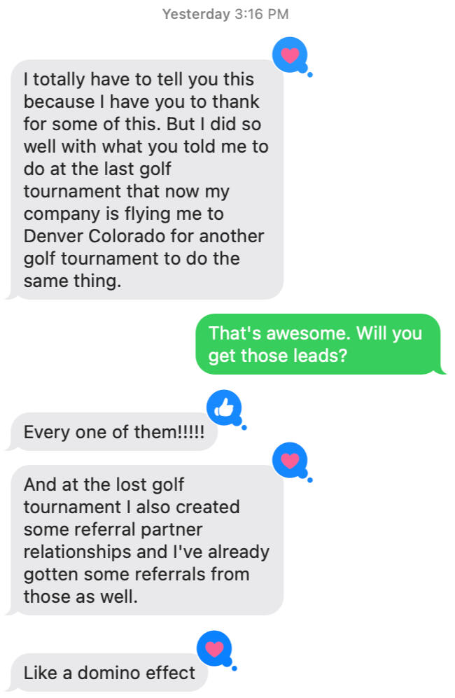 Testimonial for the CRM and sales training of Wes Schaeffer, The Sales Whisperer®